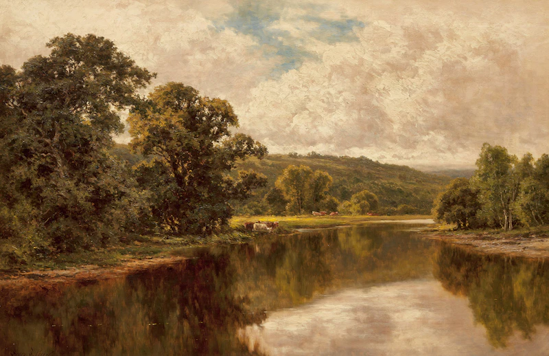 The Thames at Henley by Henry Deacon Hillier-Parker