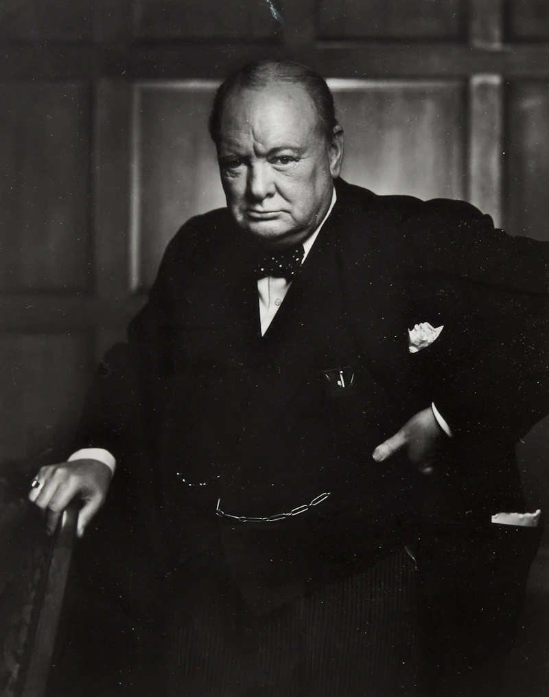 Winston Churchill by Yousuf Karsh