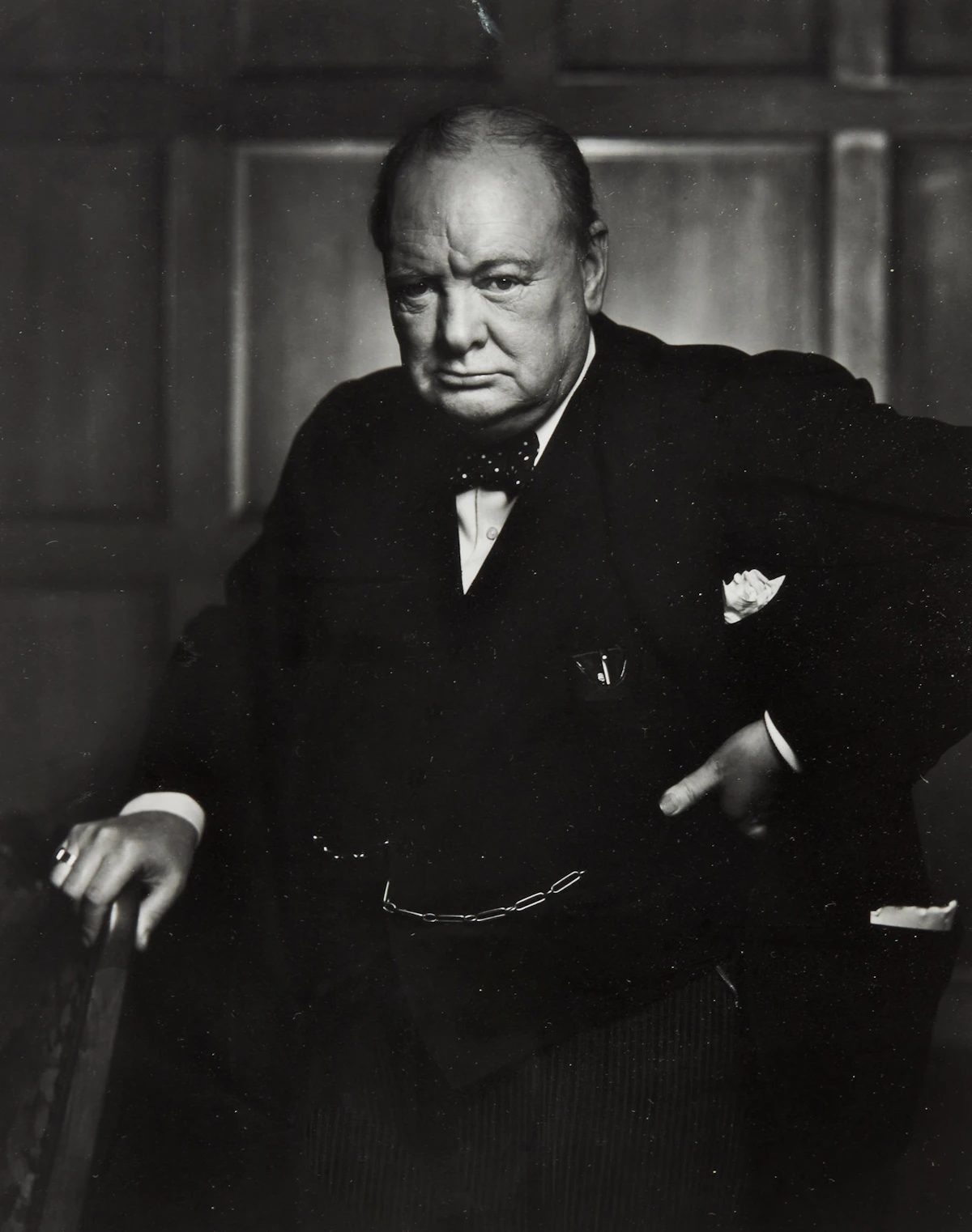 Yousuf Karsh, Winston Churchill, gelatin silver print