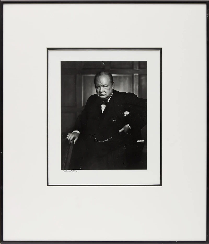 Yousuf Karsh, Winston Churchill, gelatin silver print - view 2