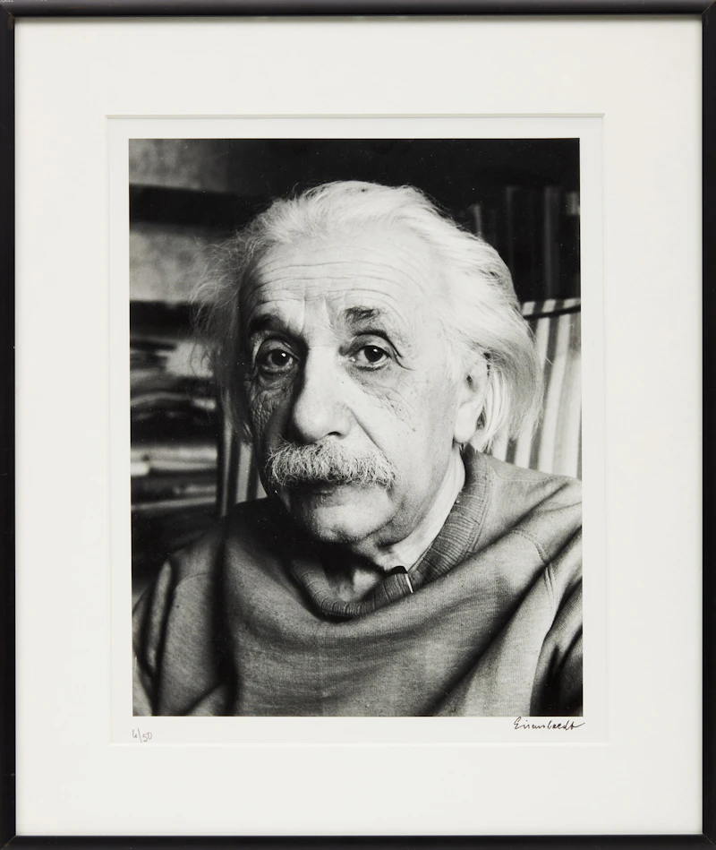 Alfred Eisenstaedt, Albert Einstein, gelatin silver print, 1949 - view 2