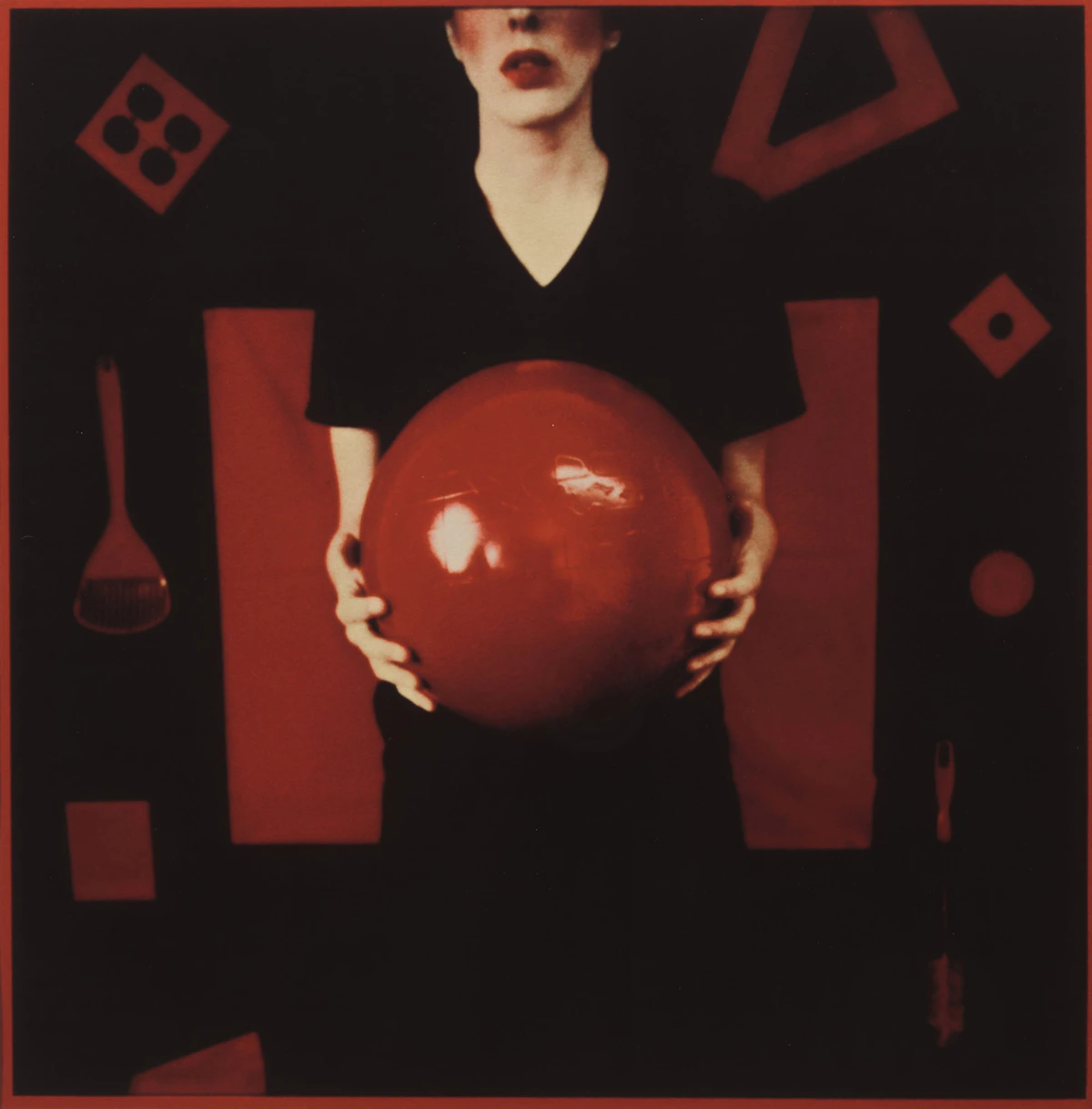 Barbara Astman, Red for Art with Heart, digital output reproduction print on archival matte paper