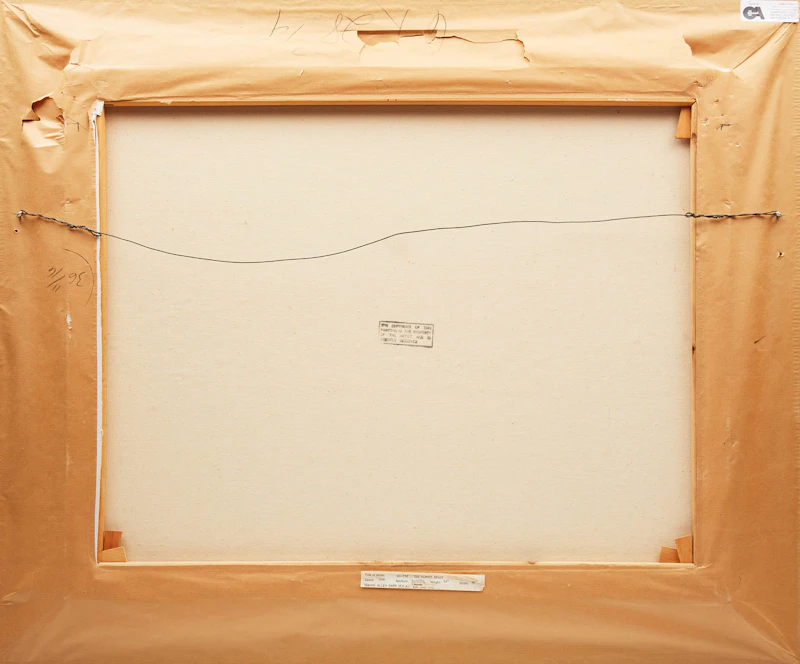 Allen Sapp, Tea Almost Ready, acrylic on canvas, 1980 - view 3
