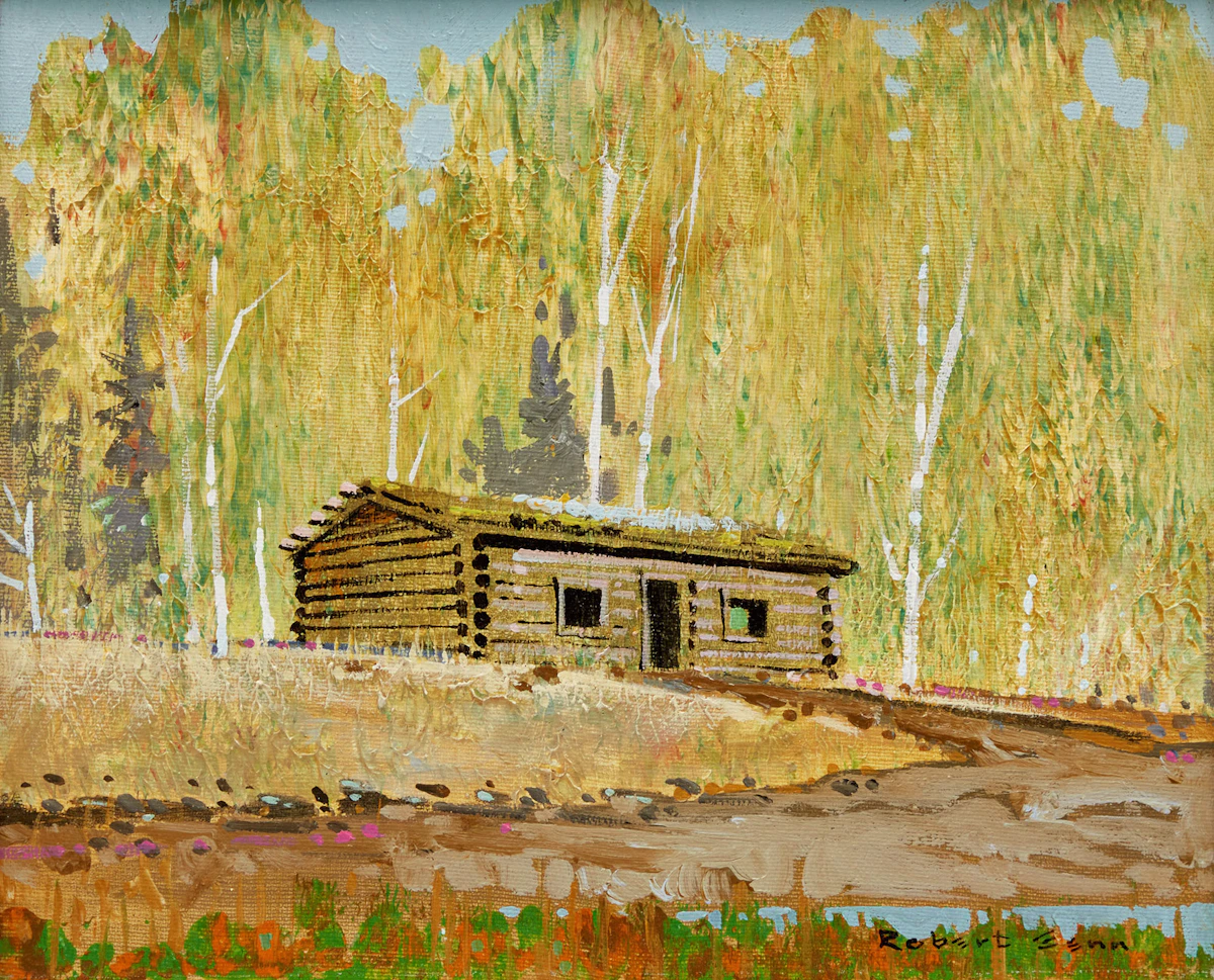 Robert Genn, Cariboo Tapestry, oil on canvas, 1973