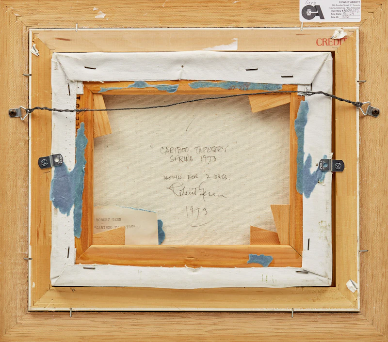 Robert Genn, Cariboo Tapestry, oil on canvas, 1973 - view 3
