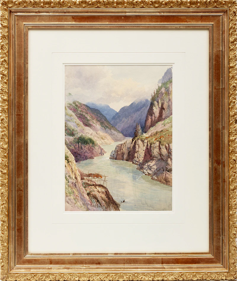 Frederic Marlett Bell-Smith, Hells Gate, Fraser Canyon, watercolour, 1899 - view 2