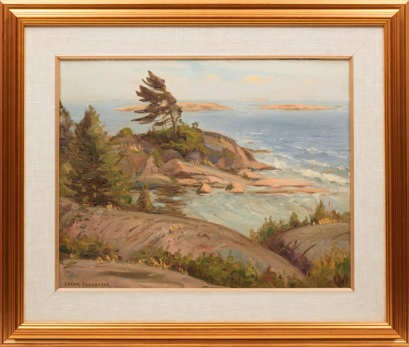 Frank Shirley Panabaker, Misty Morning, Georgian Bay, oil on board - view 2