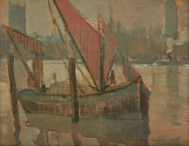 Fishing Boats by Albert Henry Robinson