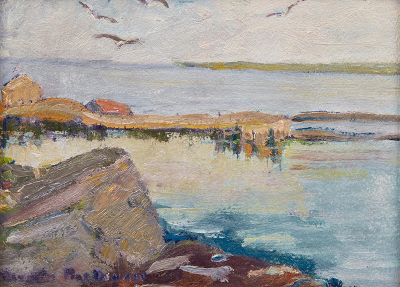 Seagulls by the Water by Manly Edward MacDonald