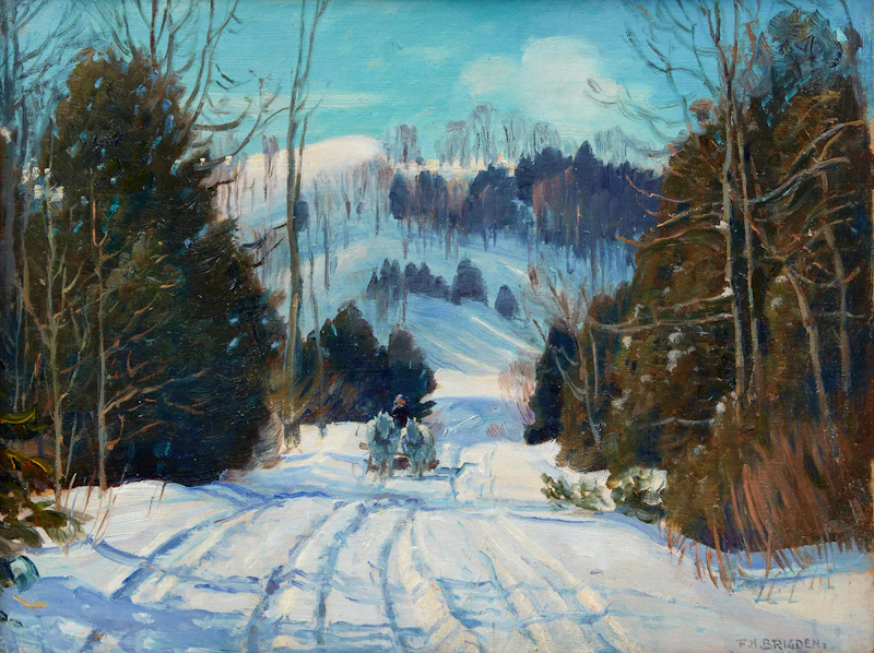 Back Road in Winter by Frederick Henry Brigden