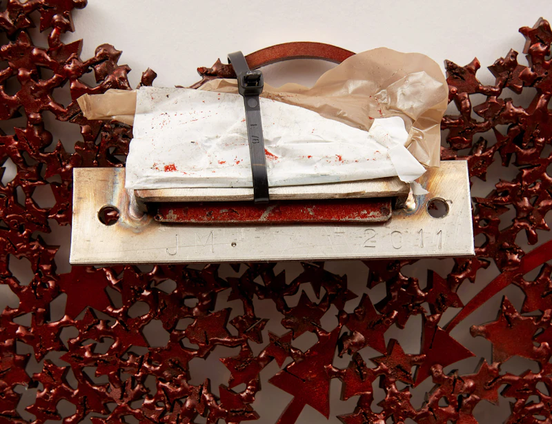 John McEwen, Star T-Shirt (When You Were an Island), painted welded stainless steel, 2011 - view 3