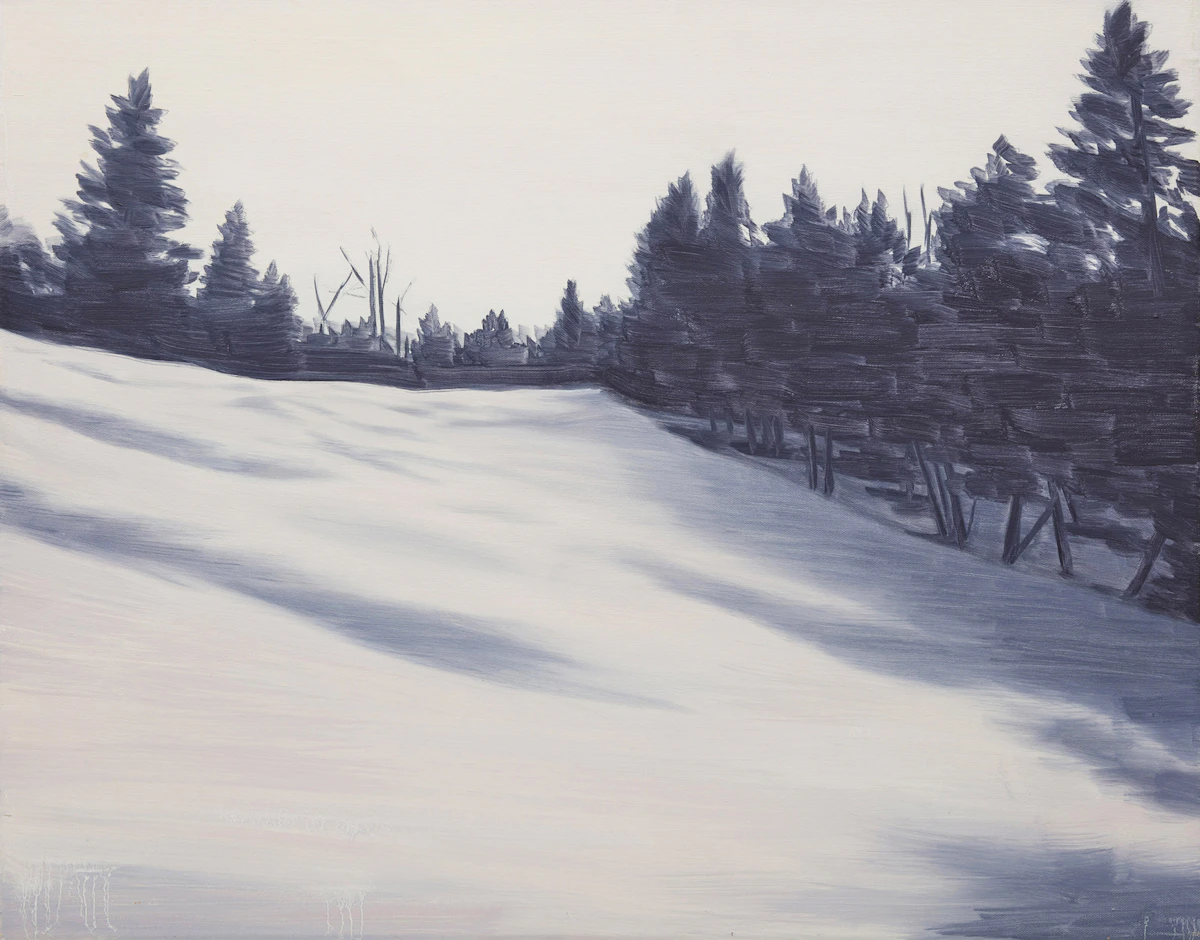 Nick Ostoff, Ski Slope, oil on canvas, 2006