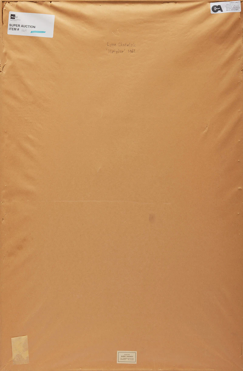 Lynn Russell Chadwick, Watcher, ink and monoprint on paper, 1962 - view 3