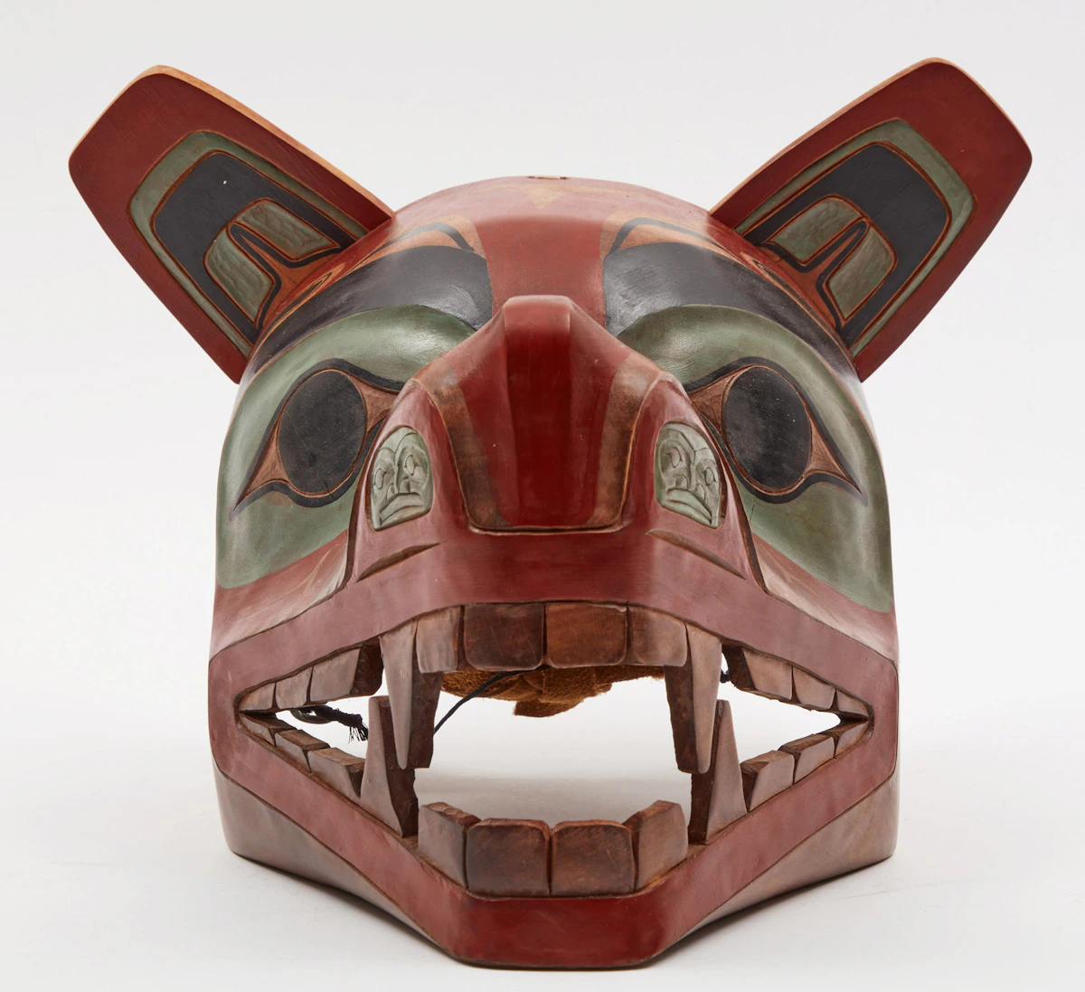 Ksan, Wolf Mask, painted wood