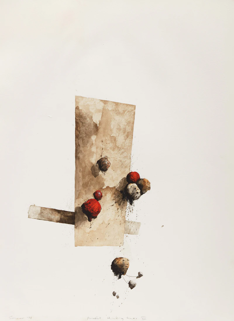 Kevin Sonmor, Painfull Thinking Times VII, colour lithograph, 1998 - view 2