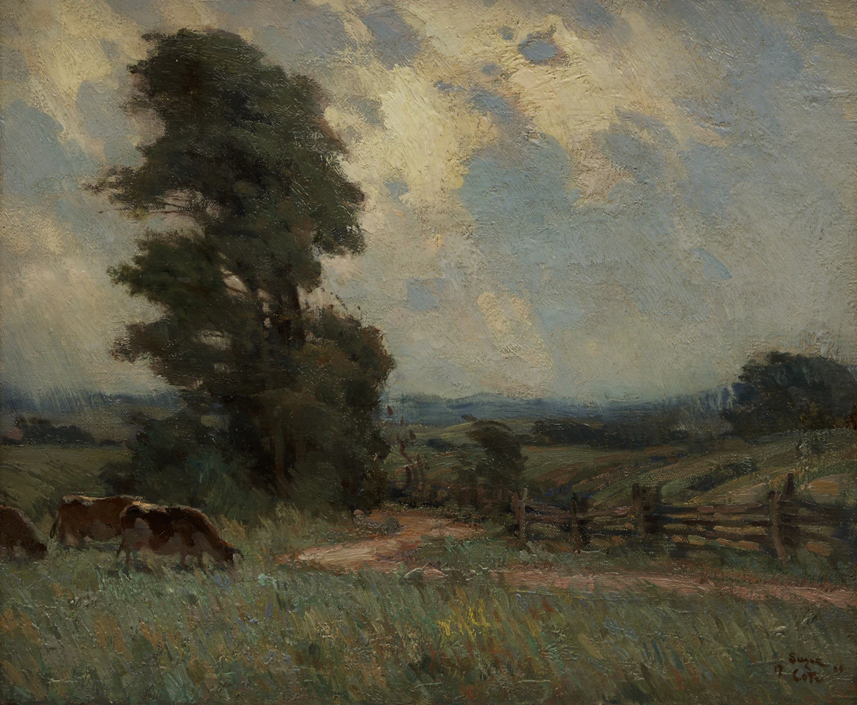 Marc-Aurèle de Foy Suzor-Coté, Paysage d’Arthabaska, oil on canvas