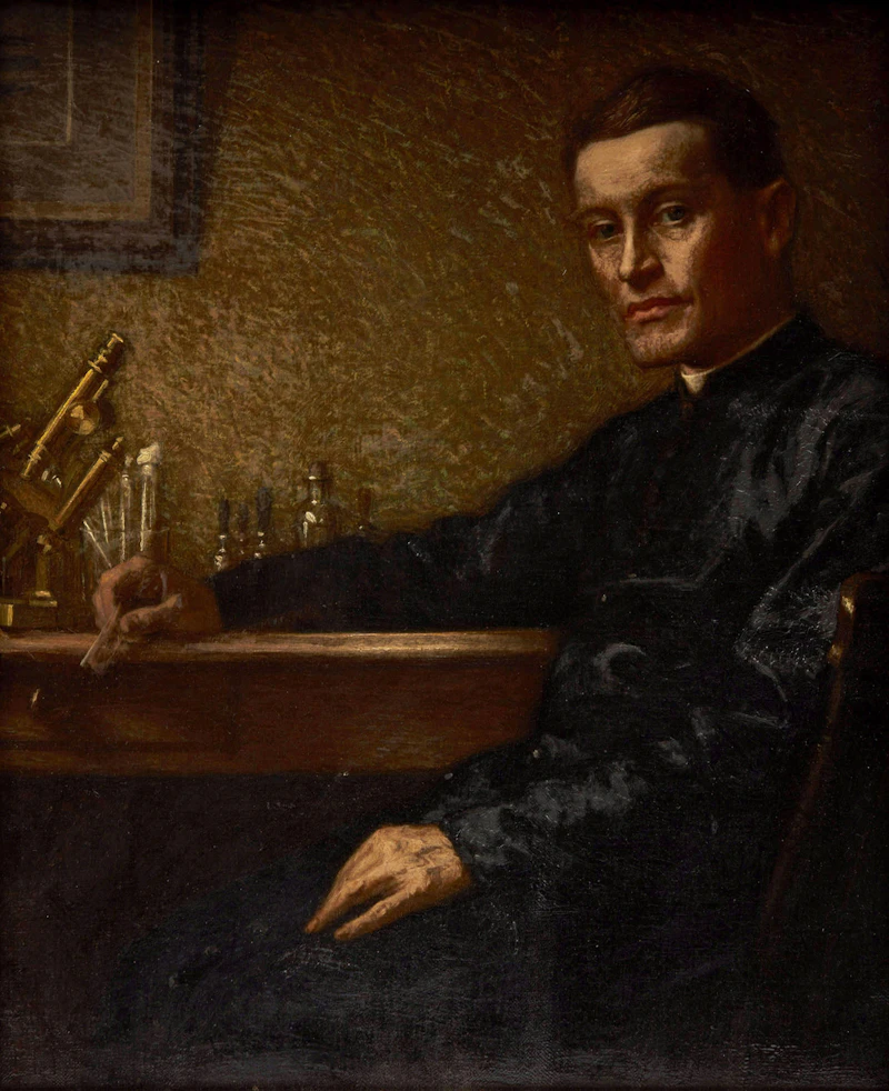 Ozias Leduc, Portrait de Charles-Philippe Choquette, oil on canvas