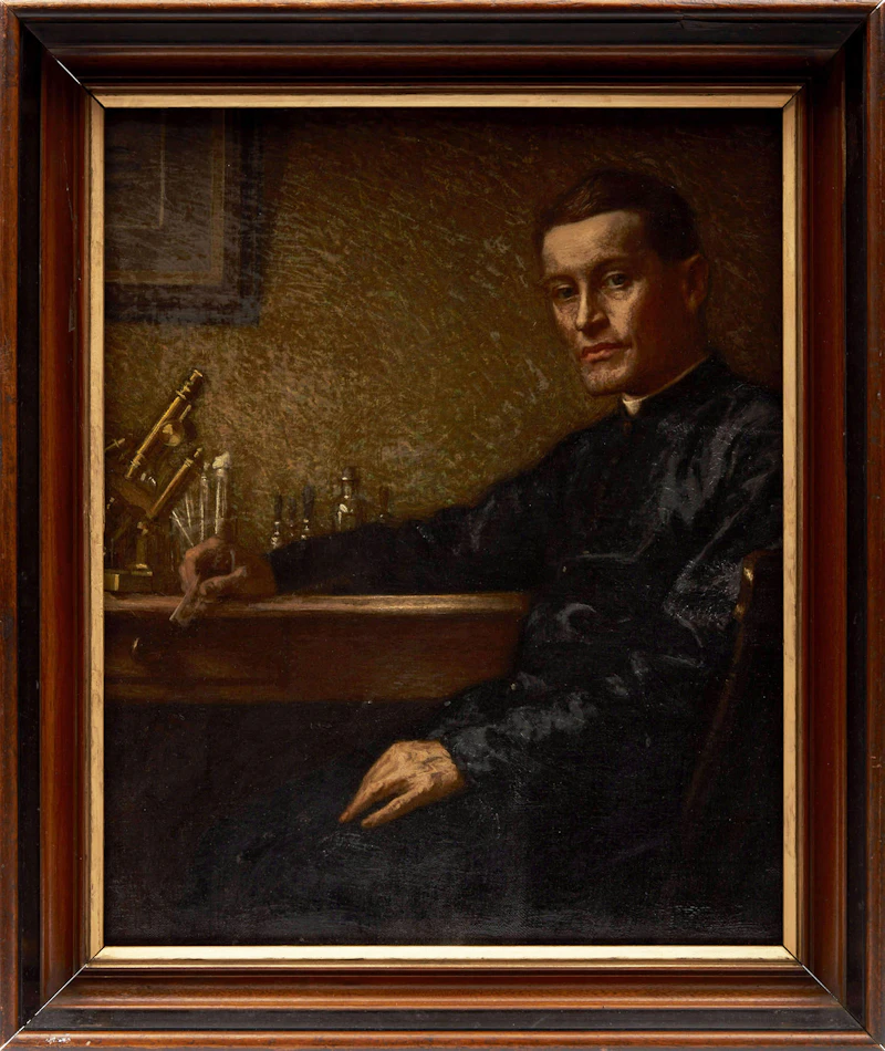 Ozias Leduc, Portrait de Charles-Philippe Choquette, oil on canvas, 1900 - view 2