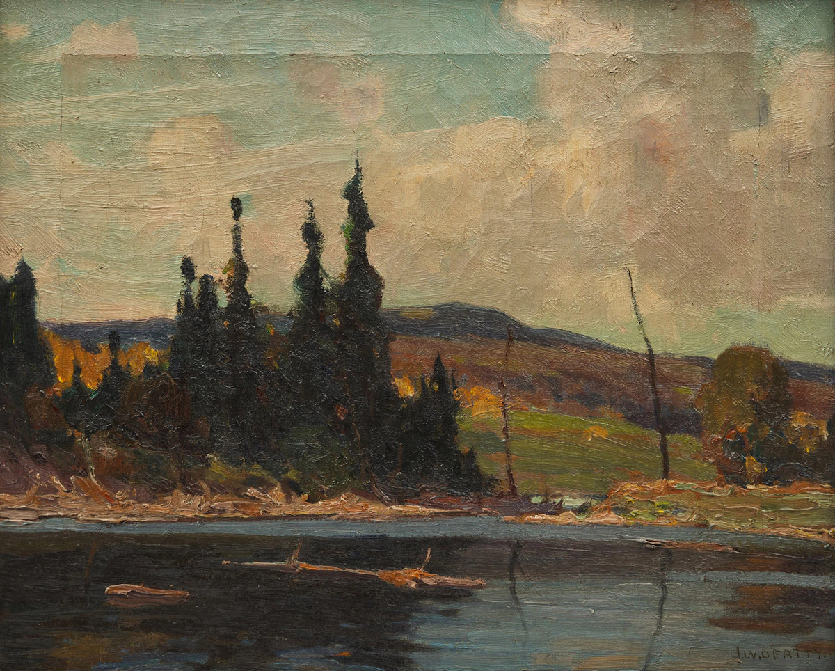 John William Beatty, Untitled, Algonquin Park, oil on canvas