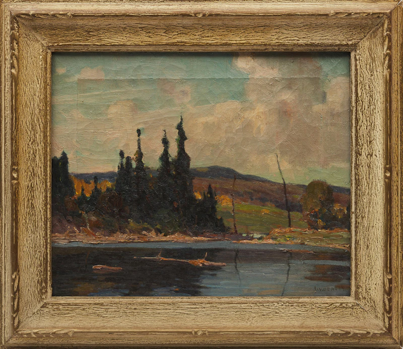 John William Beatty, Untitled, Algonquin Park, oil on canvas - view 2
