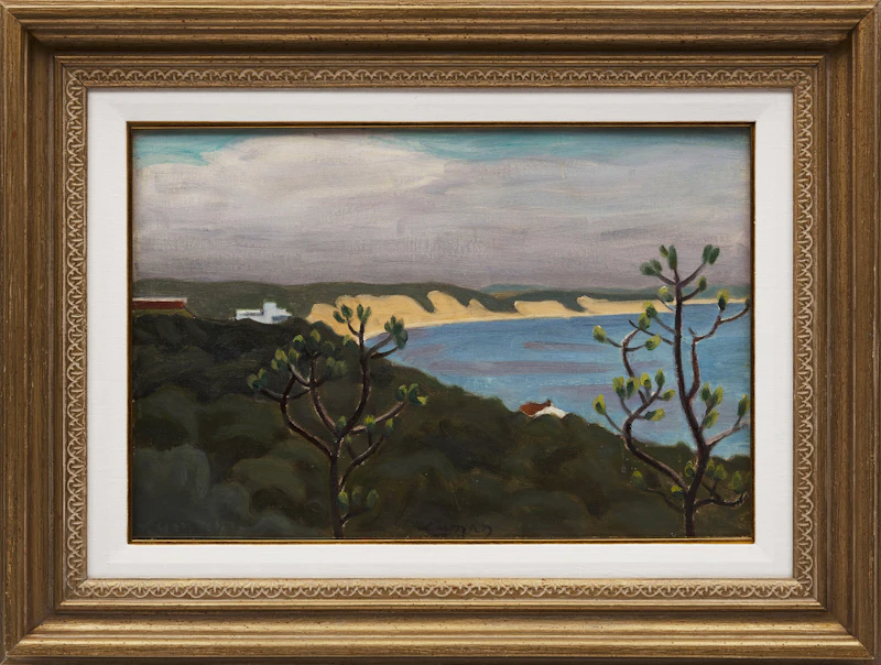 John Goodwin Lyman, The Coast, Cedarville Landing , oil on canvas board - view 2
