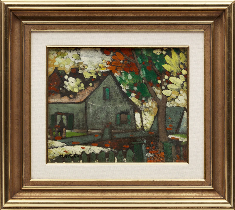 Marc-Aurèle Fortin, Sans titre, oil on board - view 2