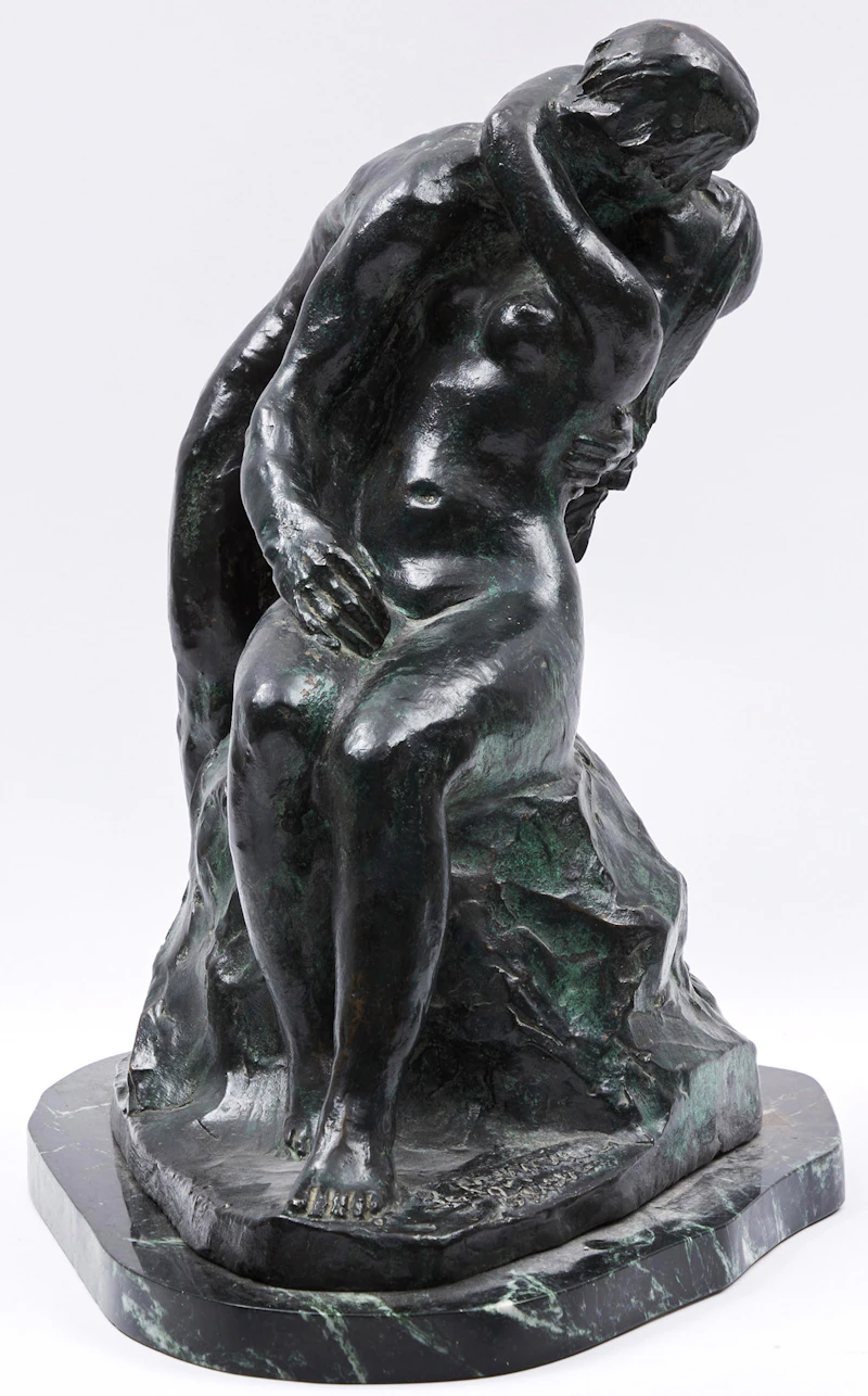 Alfred Laliberté, Le premier baiser, bronze - view 2