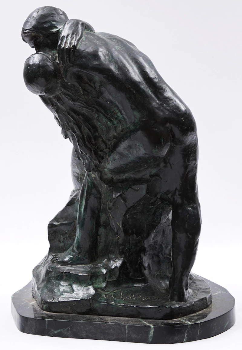 Alfred Laliberté, Le premier baiser, bronze - view 4