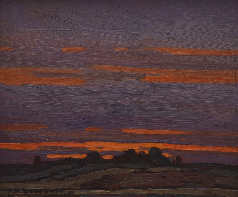 Autumn Evening by Frederick Nicholas Loveroff