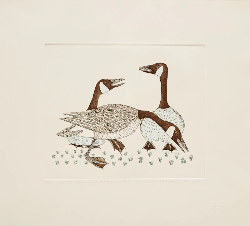 Kananginak Pootoogook, A Collection of Etchings: Portfolio IV, Portfolio of 6 Etchings, 1981 - view 5