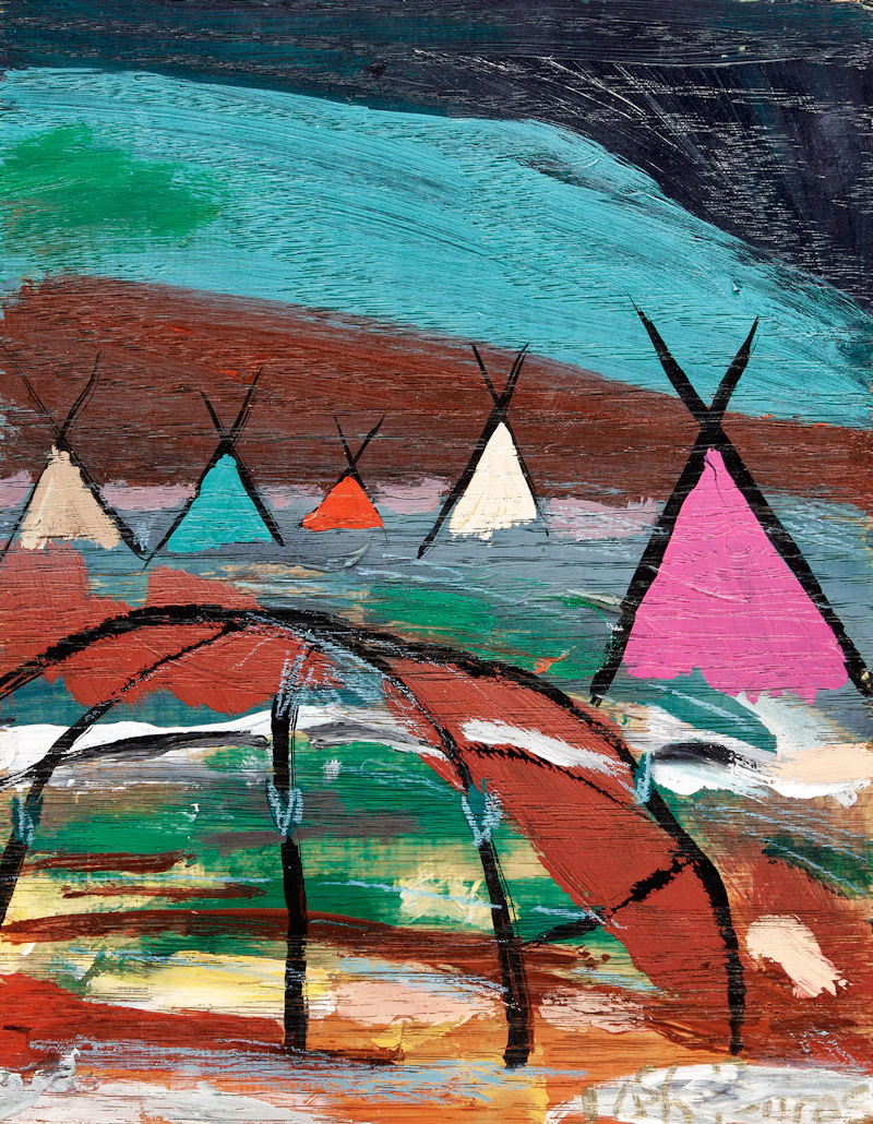 Untitled #3: Healing Stones by Jane Ash Poitras