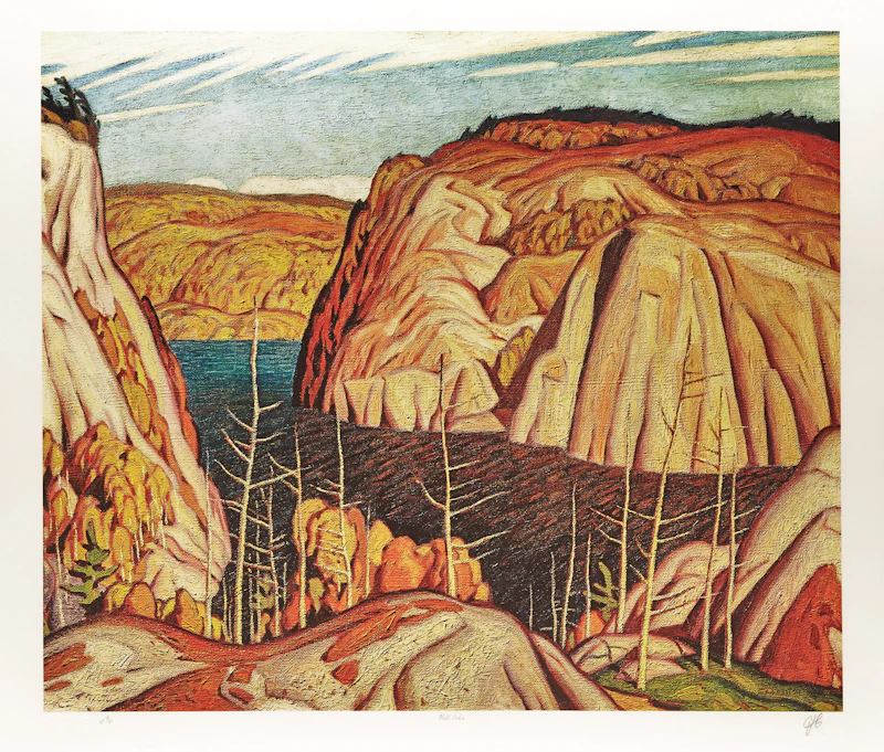 Alfred Joseph Casson, A.J. Casson: The Group of Seven Commemorative Anniversary Suite (Folio One: Oil Paintings), folio of seven photolithographic reproductions - view 3