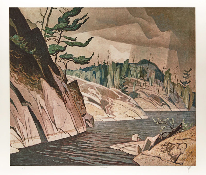 Alfred Joseph Casson, A.J. Casson: The Group of Seven Commemorative Anniversary Suite (Folio One: Oil Paintings), folio of seven photolithographic reproductions - view 5