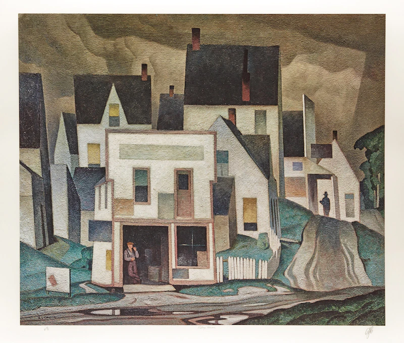 Alfred Joseph Casson, A.J. Casson: The Group of Seven Commemorative Anniversary Suite (Folio One: Oil Paintings), folio of seven photolithographic reproductions - view 9