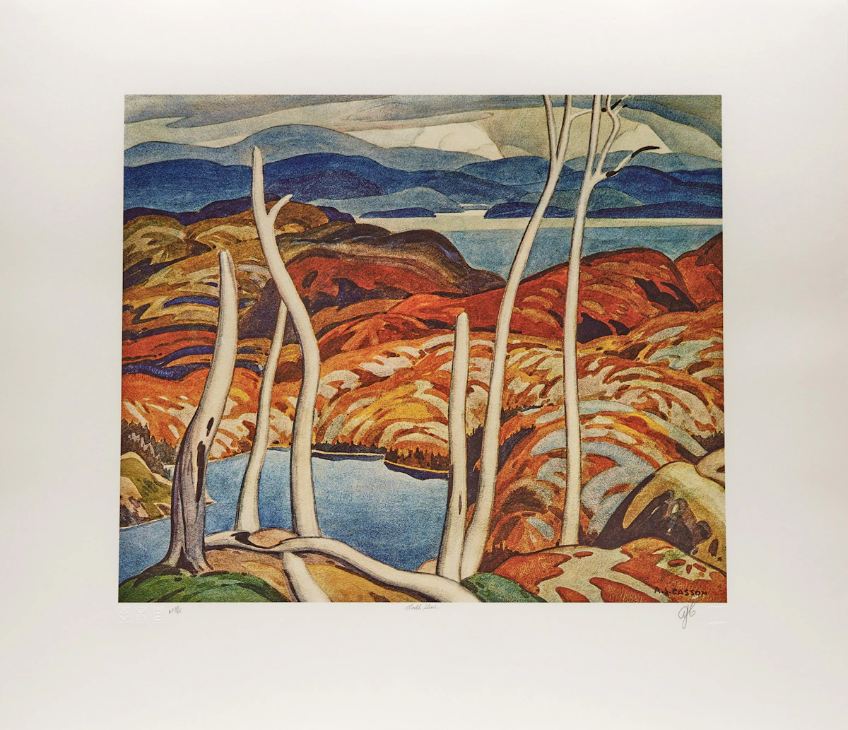 Alfred Joseph Casson, A.J. Casson: The Group of Seven Commemorative Anniversary Suite (Folio Two: Watercolours), folio of seven photolithographic reproductions