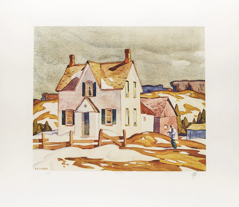 Alfred Joseph Casson, A.J. Casson: The Group of Seven Commemorative Anniversary Suite (Folio Two: Watercolours), folio of seven photolithographic reproductions - view 3