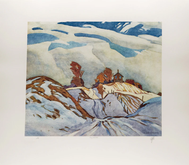 Alfred Joseph Casson, A.J. Casson: The Group of Seven Commemorative Anniversary Suite (Folio Two: Watercolours), folio of seven photolithographic reproductions - view 4
