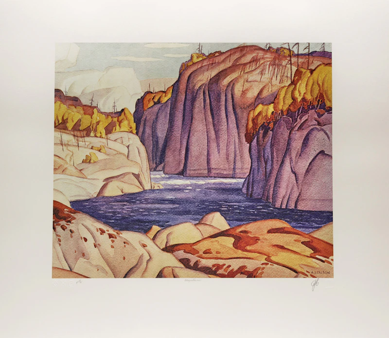 Alfred Joseph Casson, A.J. Casson: The Group of Seven Commemorative Anniversary Suite (Folio Two: Watercolours), folio of seven photolithographic reproductions - view 5