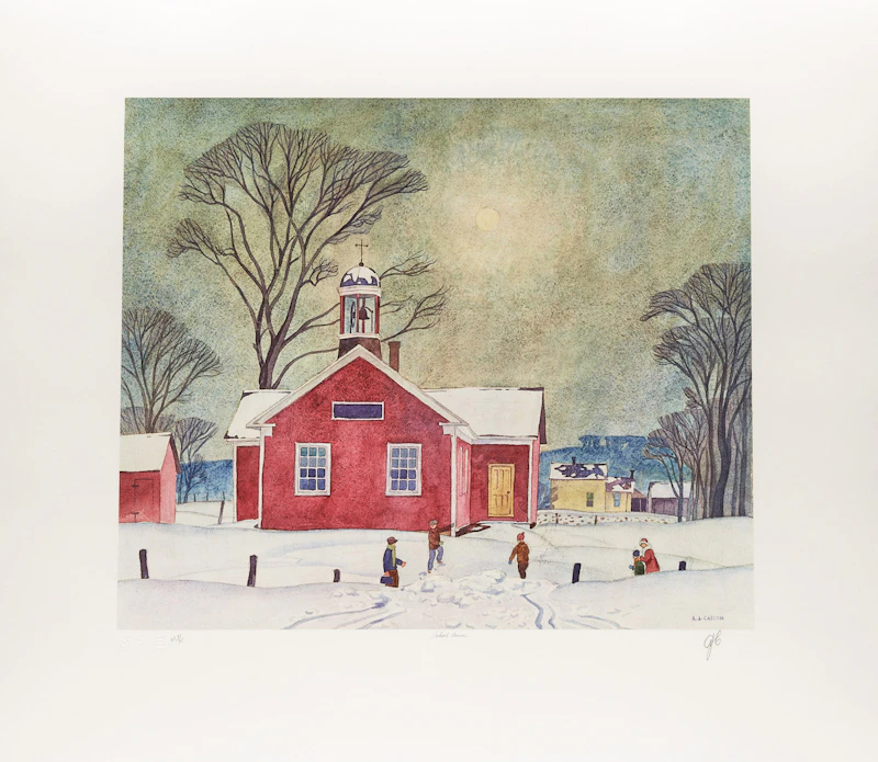 Alfred Joseph Casson, A.J. Casson: The Group of Seven Commemorative Anniversary Suite (Folio Two: Watercolours), folio of seven photolithographic reproductions - view 7