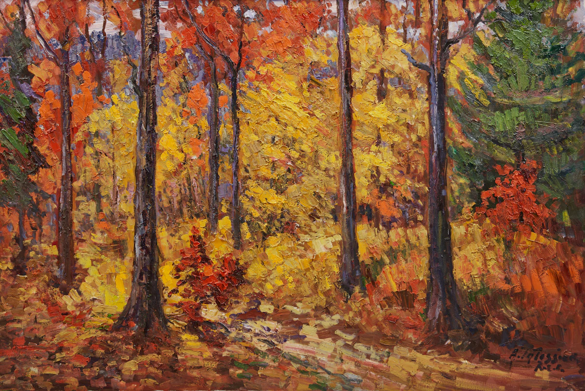 Armand Tatossian, Glorious Fall, oil on canvas