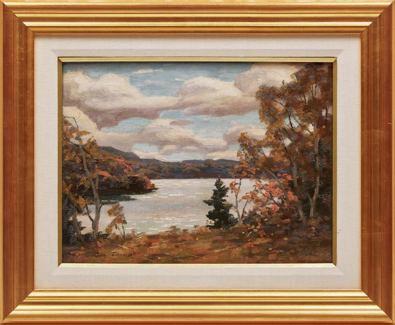 George Thomson, A Parry Sound Lake, oil on board - view 2