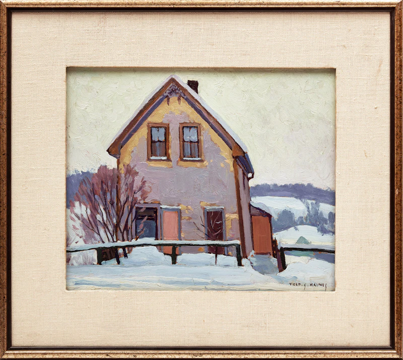 Frederick Stanley Haines, House Burks Falls, oil on board - view 2