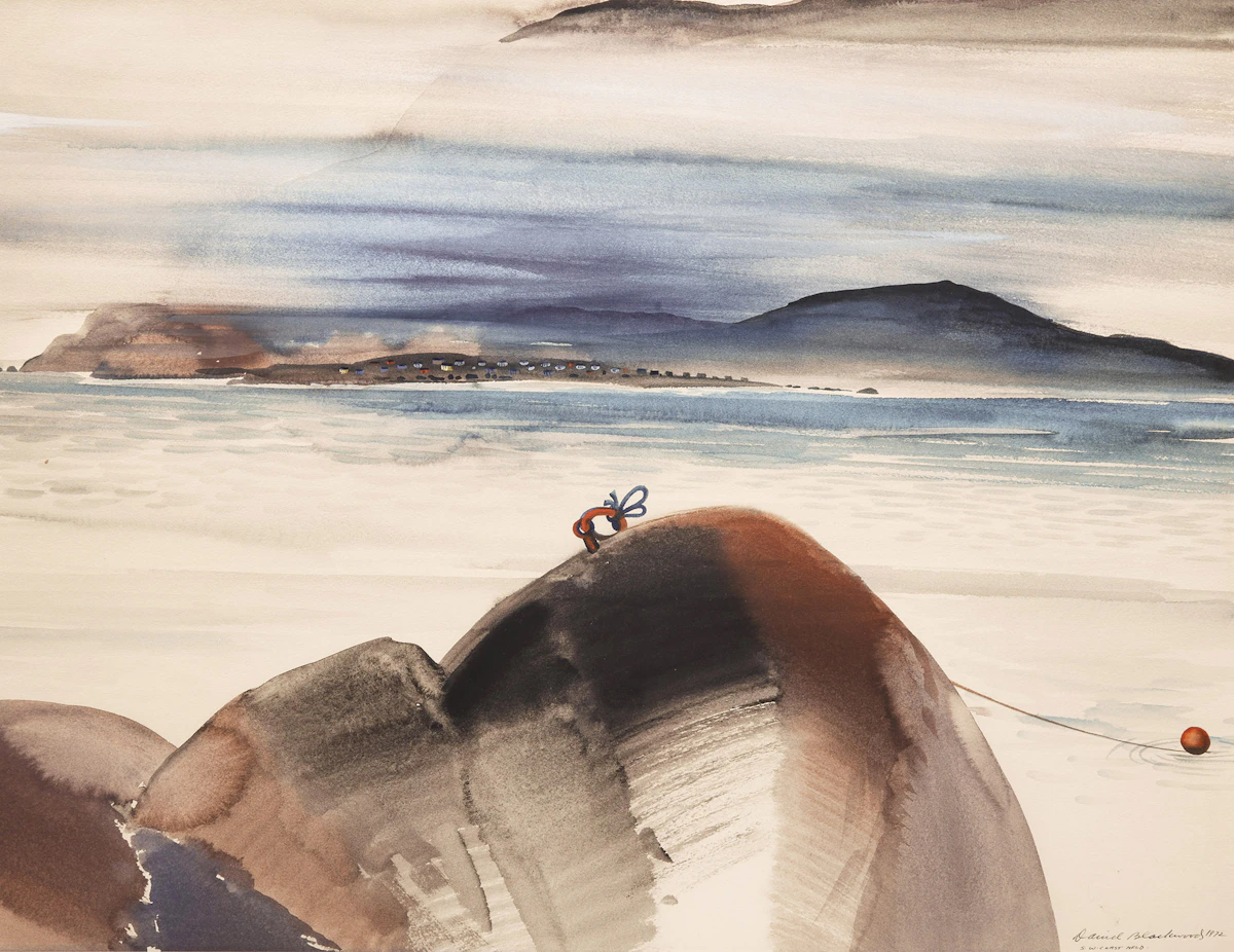 David Lloyd Blackwood, S.W. Coast, Newfoundland, watercolour, 1972