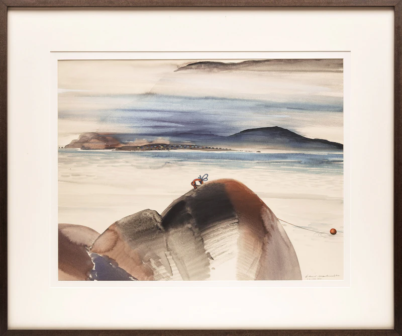 David Lloyd Blackwood, S.W. Coast, Newfoundland, watercolour, 1972 - view 2