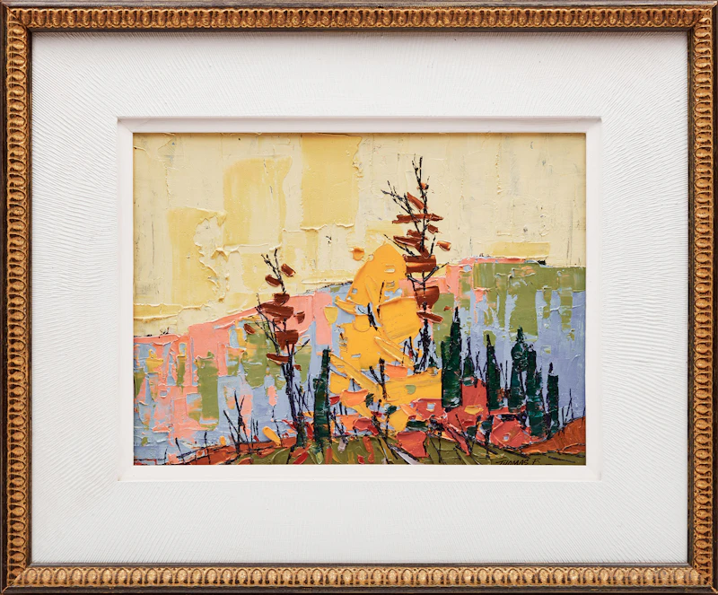 Thomas Frederick Haig Chatfield, Hazy Hill, acrylic on board - view 2