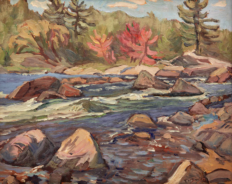 Palmer Rapids near Combermere, Ont. by Ralph Wallace Burton