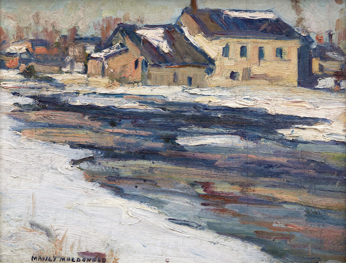 Manly Edward MacDonald, The Tannery, Belleville, oil on board