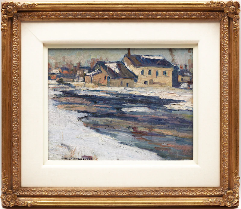 Manly Edward MacDonald, The Tannery, Belleville, oil on board - view 2
