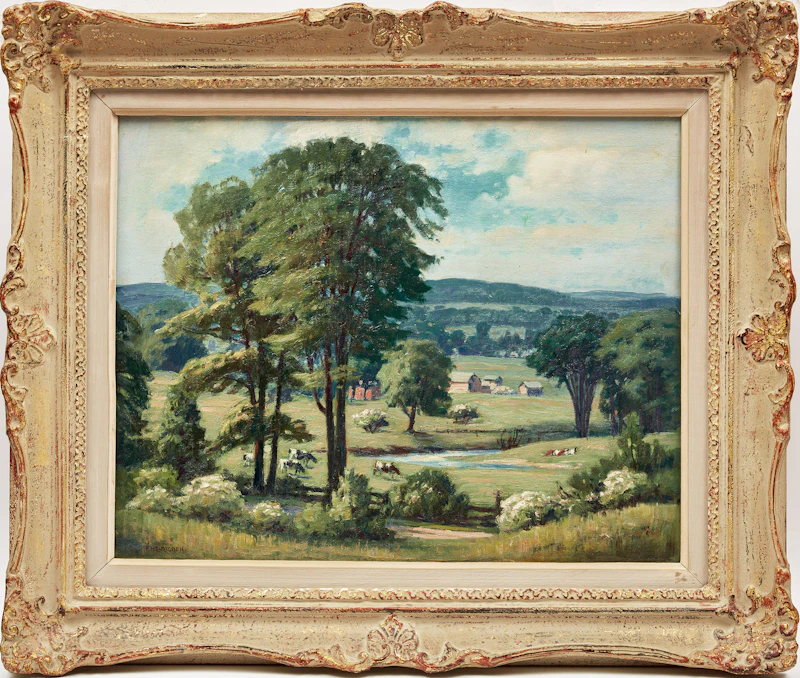 Frederick Henry Brigden, Ontario Landscape in June, oil on canvas board - view 2