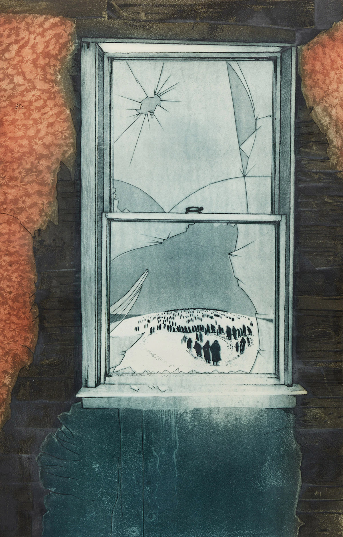 David Lloyd Blackwood, Gram Glover’s Dream, etching